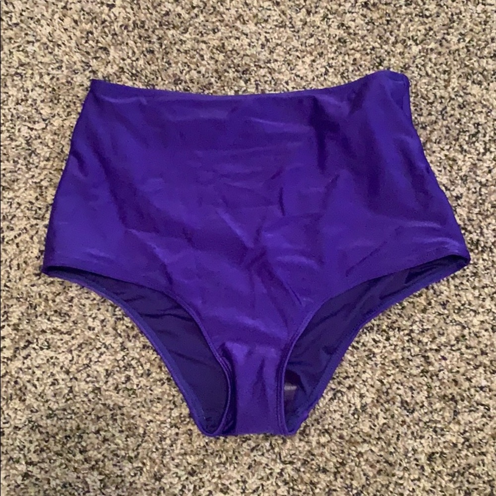 F21 high waisted bikini bottoms